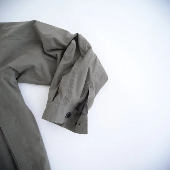 Vintage London Fog Olive  Green Zip Up Windbreaker Jacket S - Picture 5 of 13